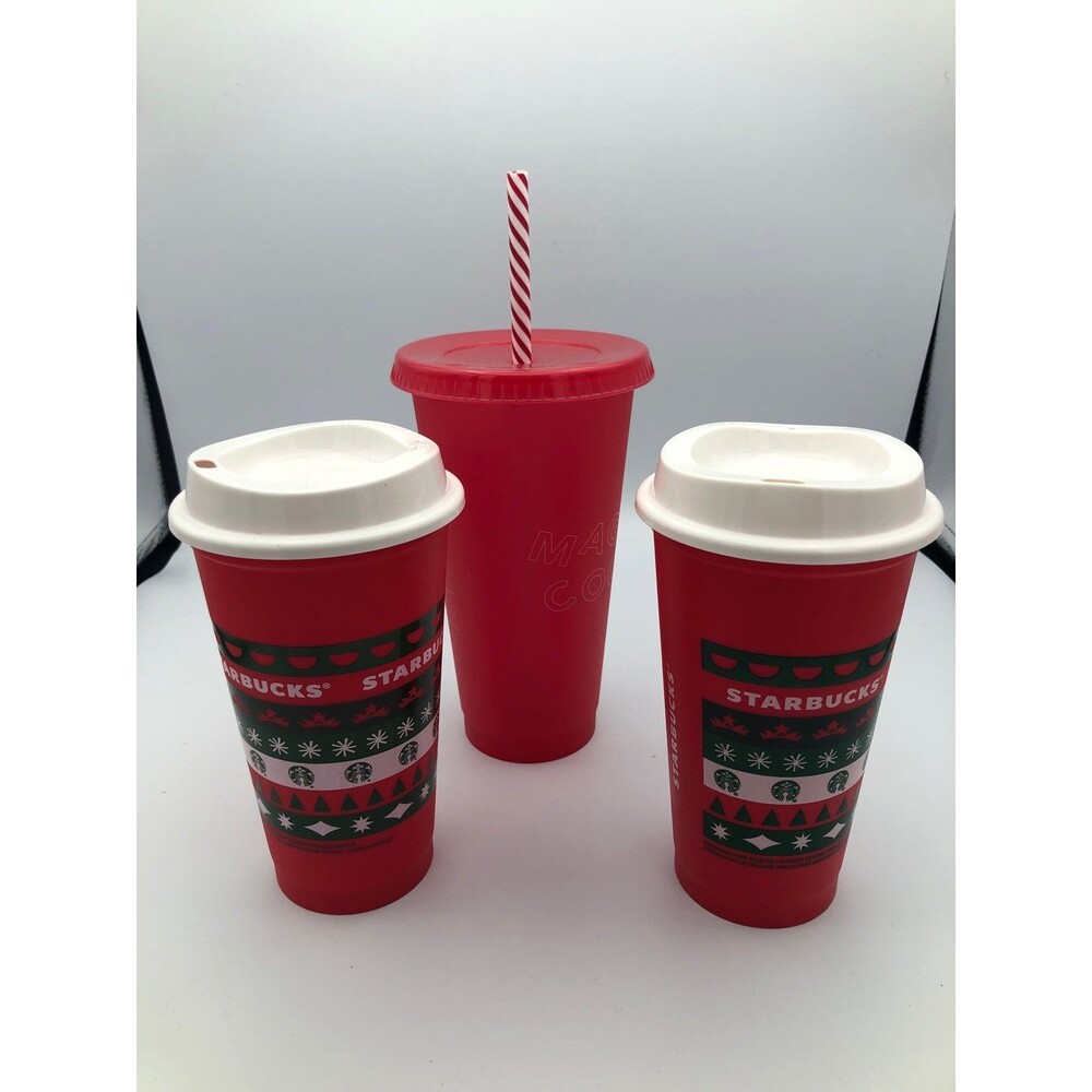 Starbucks Reusable Holiday Hot & Cold Cups Bundle